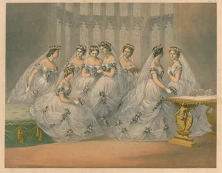 Die Brautjungfern, 1863